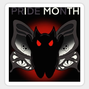 Pride Month MothMan: I MOTH Sticker